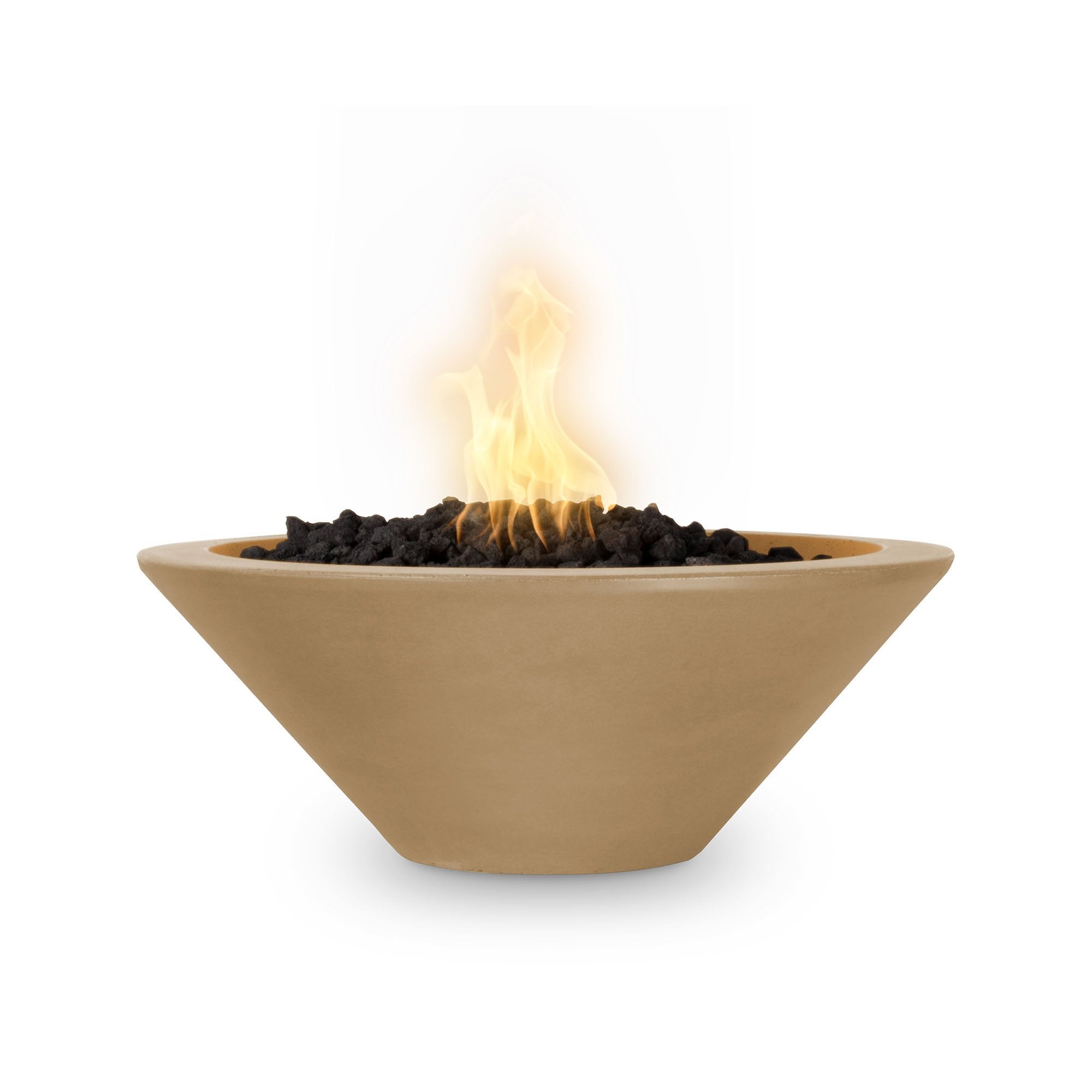 48" Cazo Concrete Fire Bowl Brown