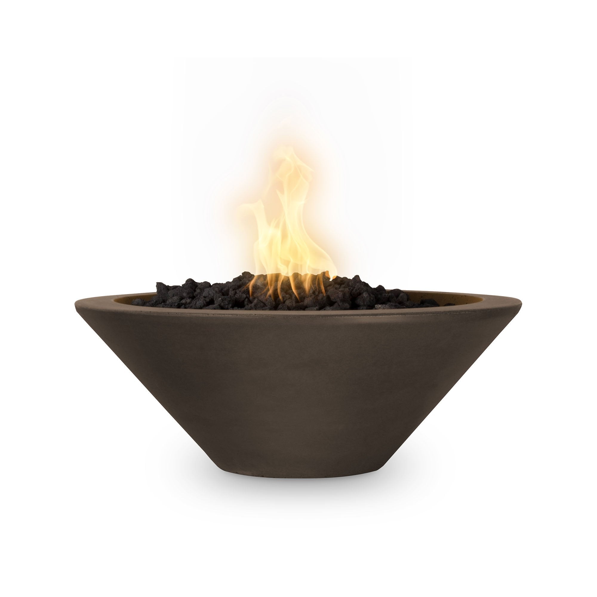 36" Cazo Concrete Fire Bowl Chocolate