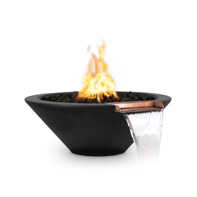 Cazo Concrete Fire & Water Bowl Black
