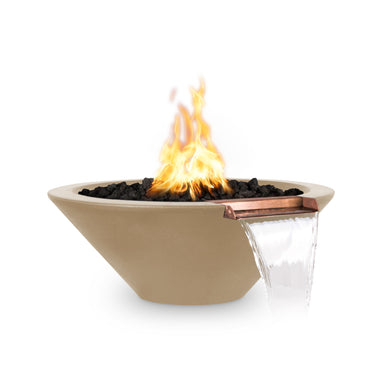 Cazo Concrete Fire & Water Bowl Brown