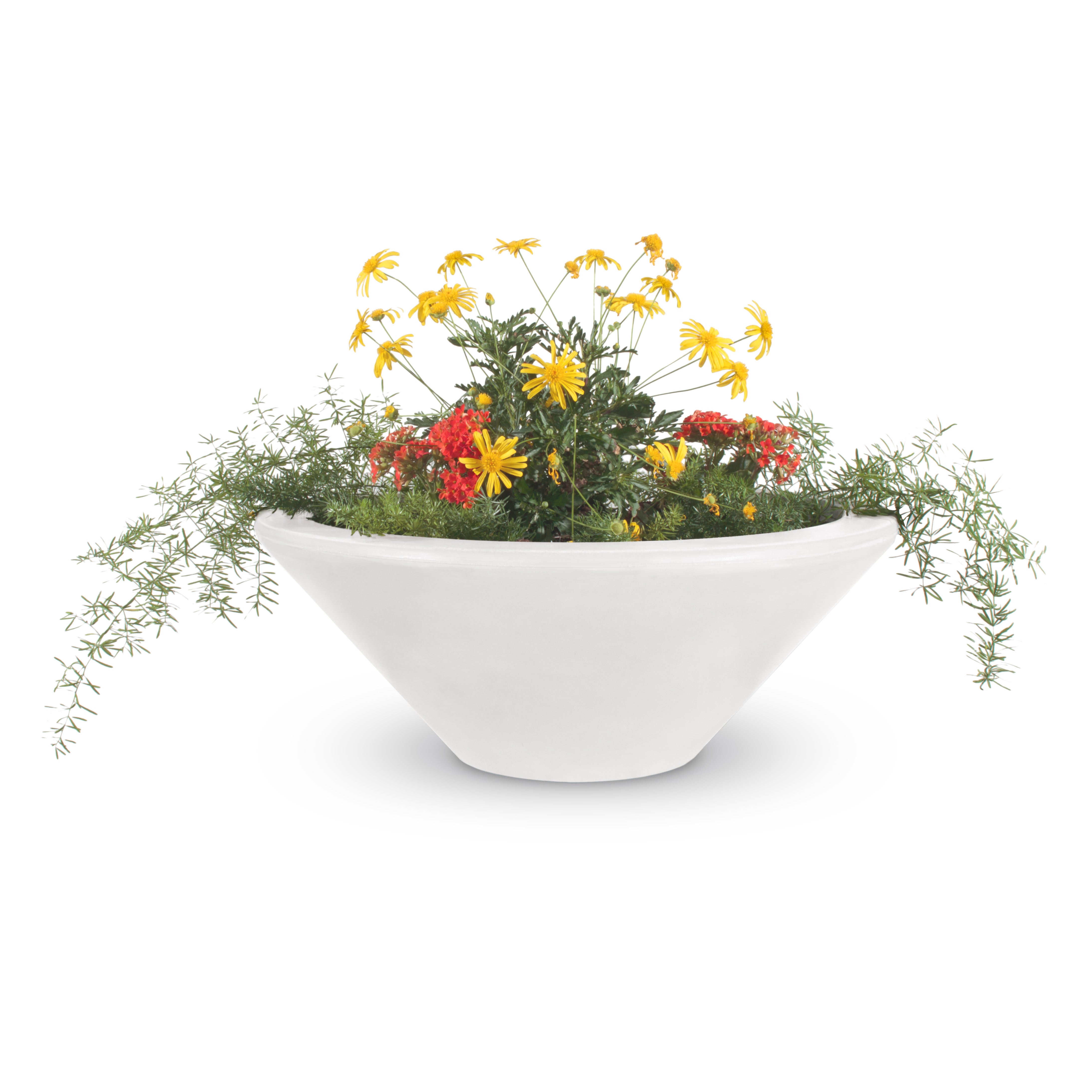 Cazo Concrete Planter Bowl Limestone
