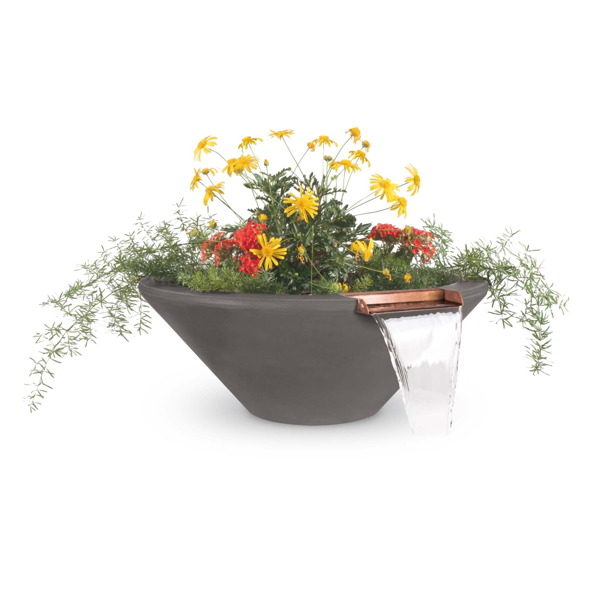 The Outdoor Plus Cazo Planter & Water Bowl-GFRC