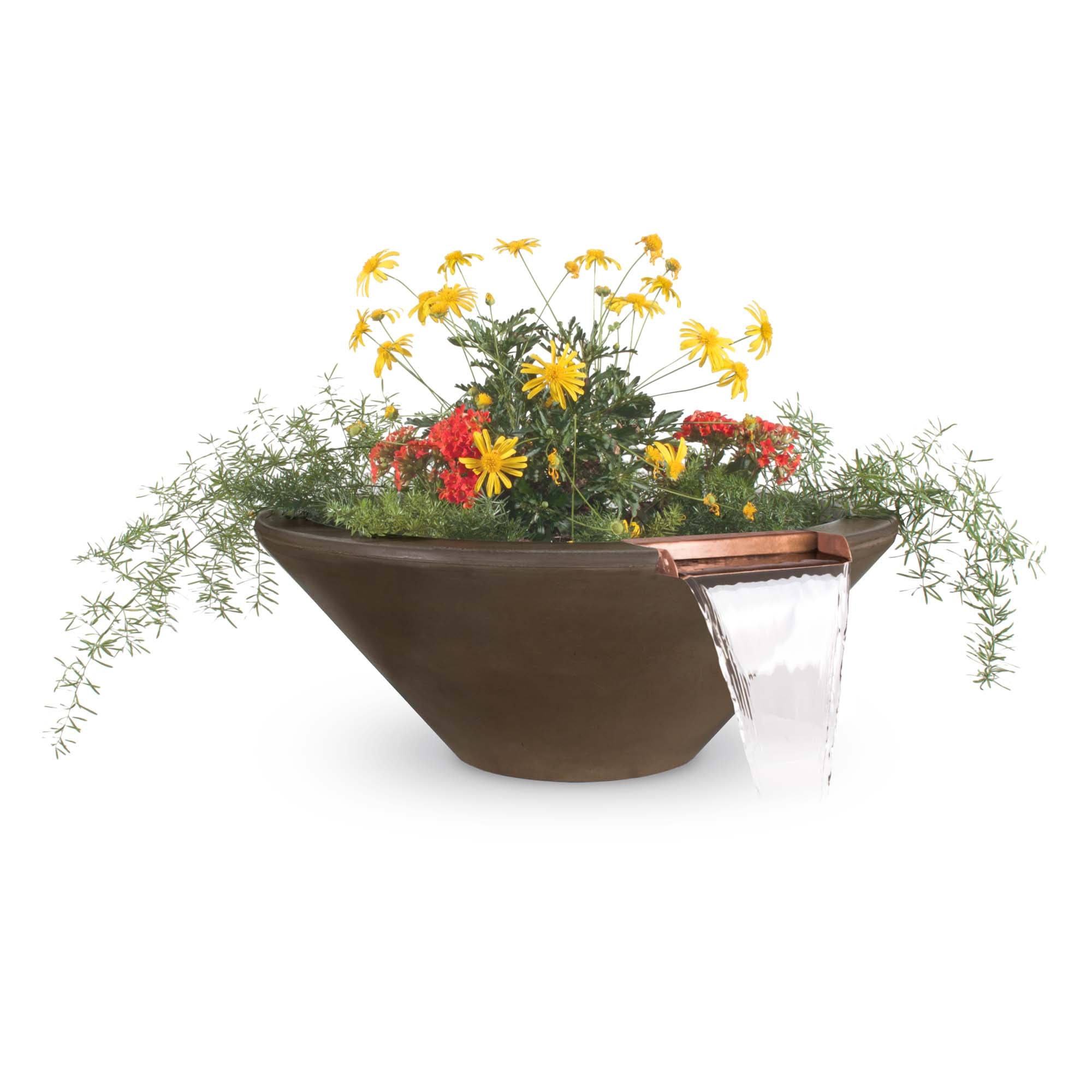 The Outdoor Plus Cazo Planter & Water Bowl-GFRC