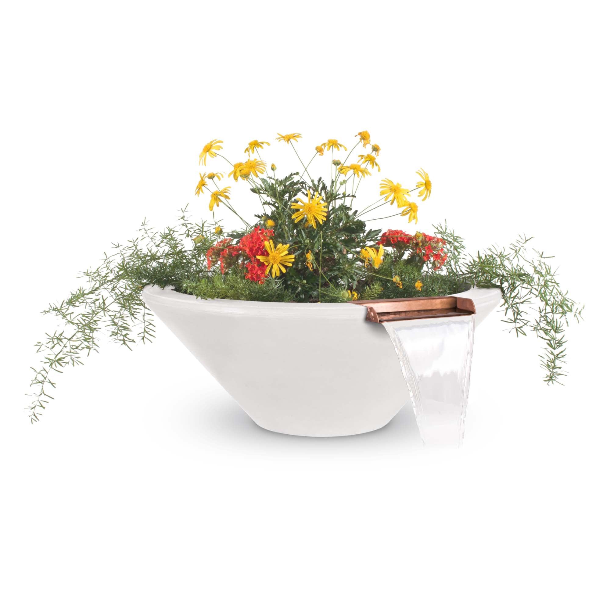 The Outdoor Plus Cazo Planter & Water Bowl-GFRC