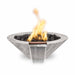 Cazo Wood Grain Fire & Water Bowl Ivory