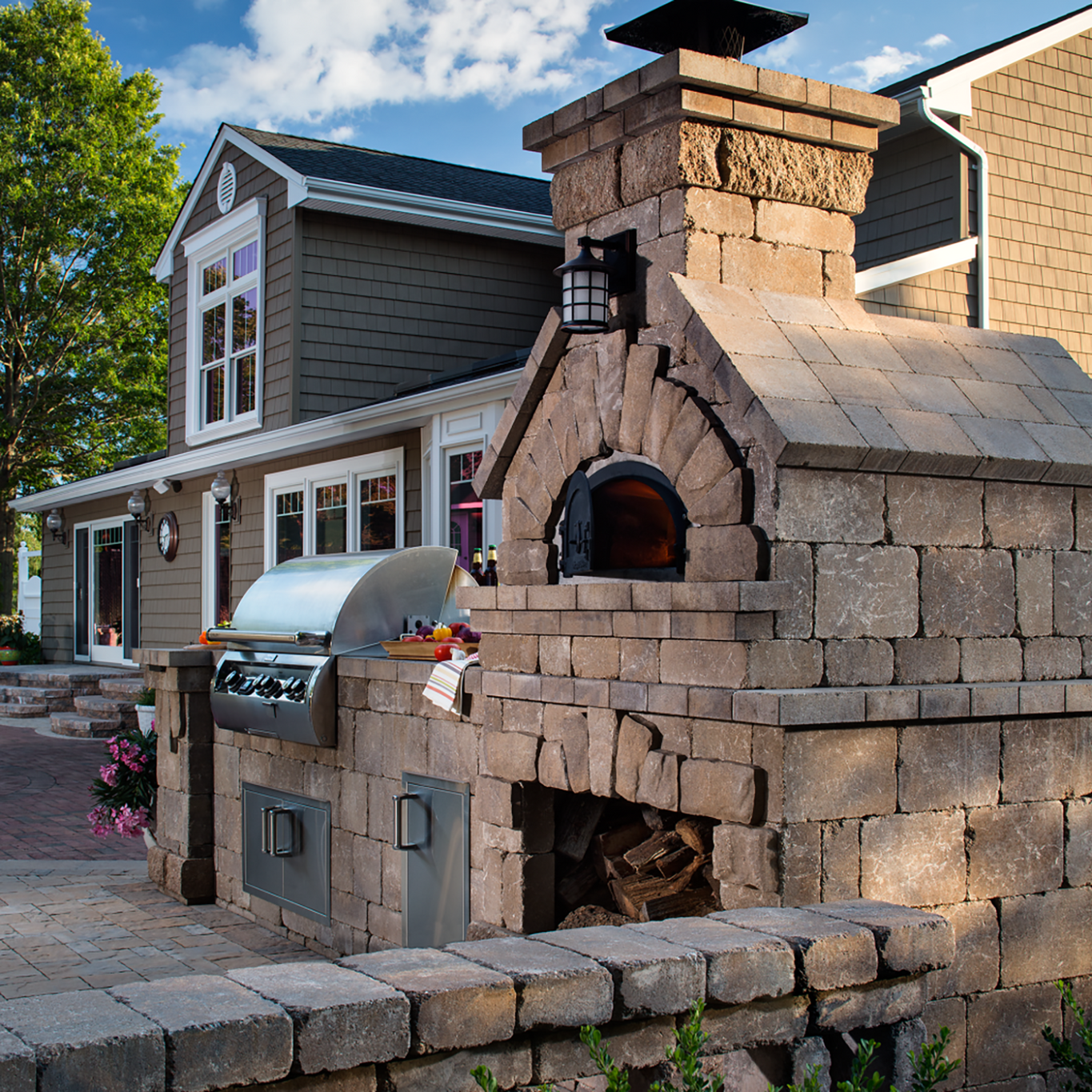 Chicago Brick Oven 750 DIY Kit Sample Installation