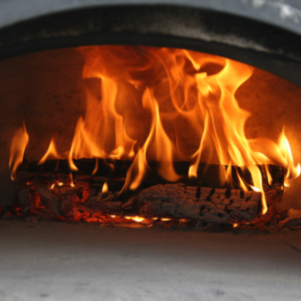 Chicago Brick Oven 750 DIY Kit on Fire
