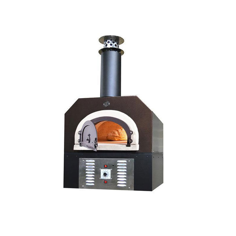 Chicago Brick Oven 750 Hybrid LP Gas Countertop  -  Copper Vein Color, Open Oven  
