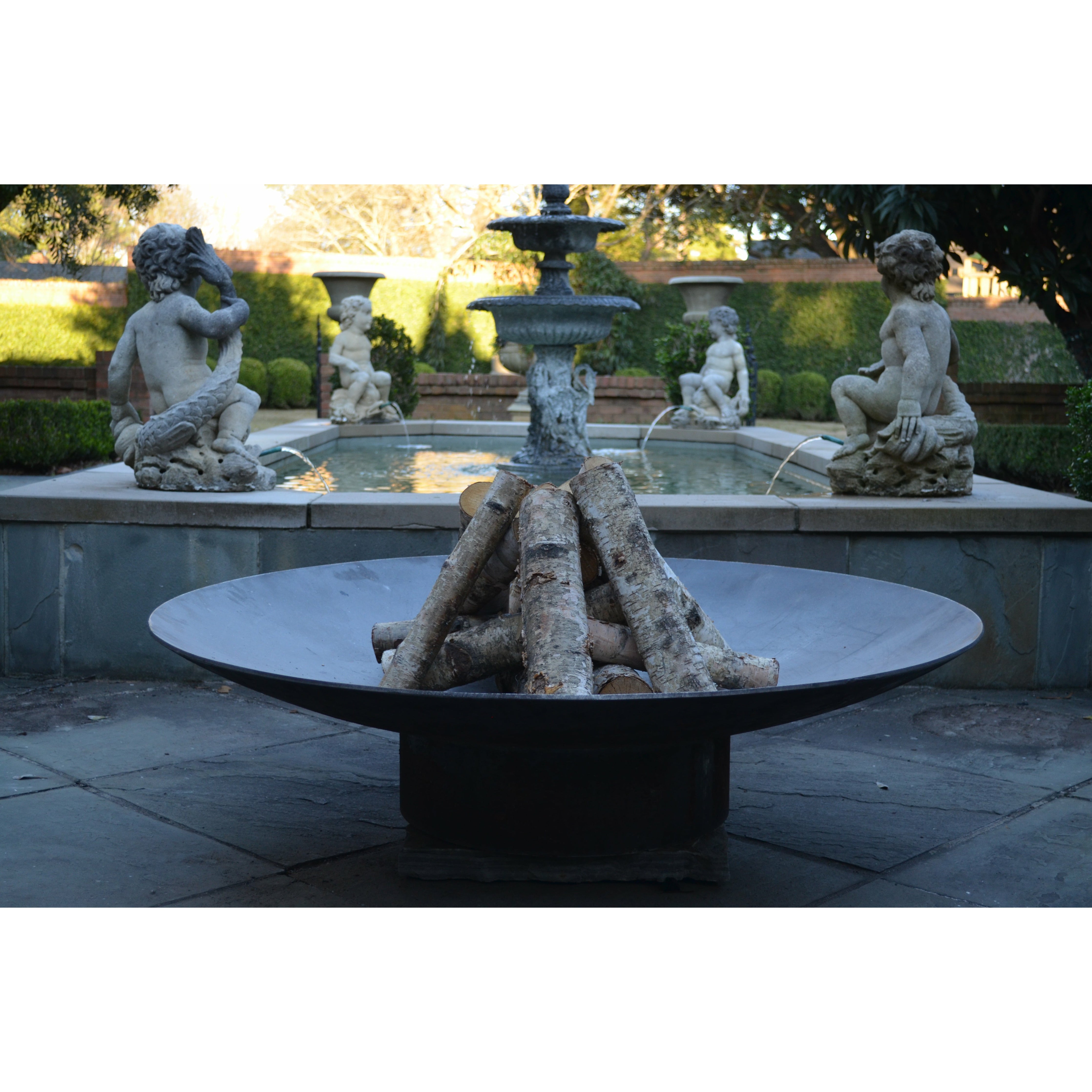 Seasons Fire Pits Concave Steel Fire Pit