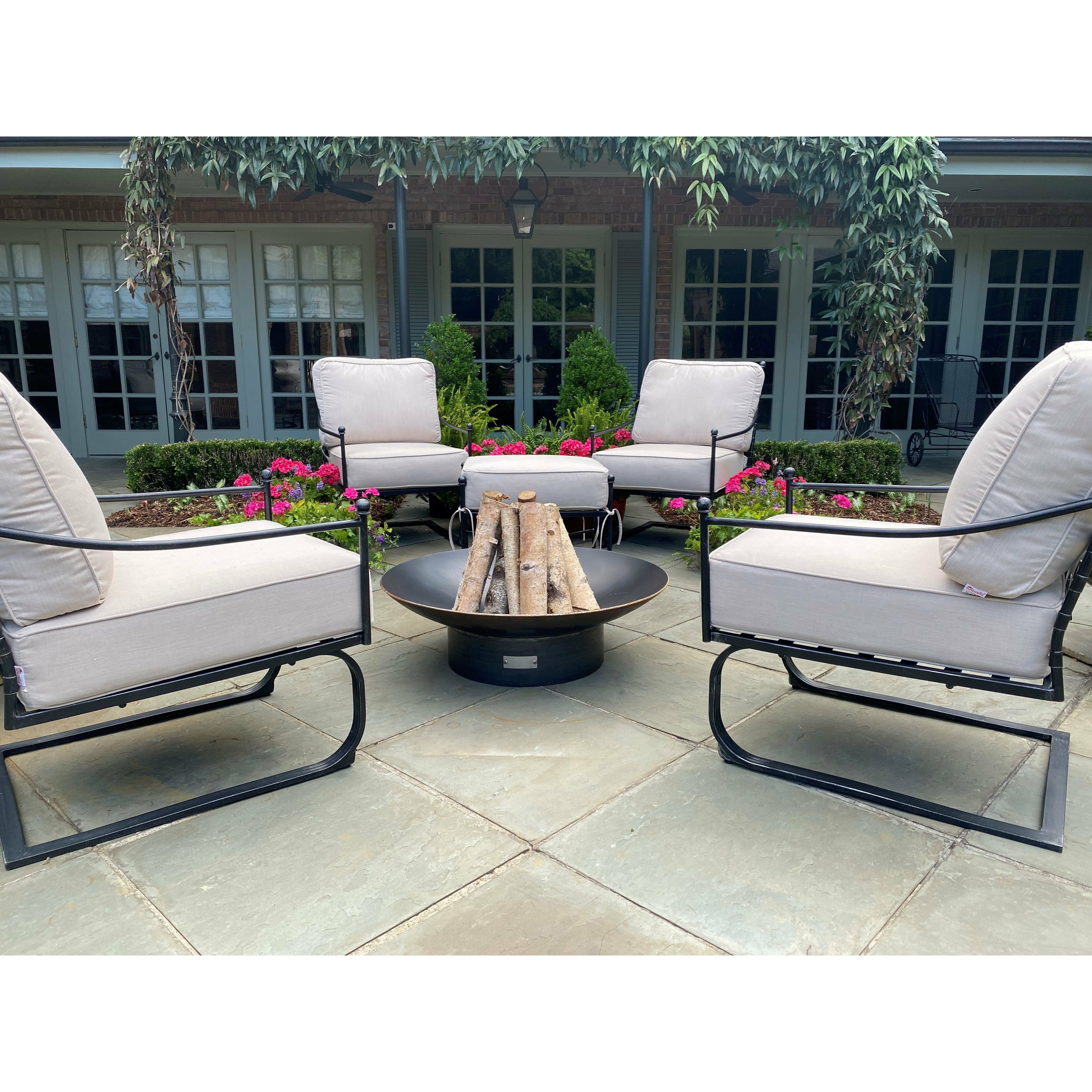 Seasons Fire Pits Concave Steel Fire Pit
