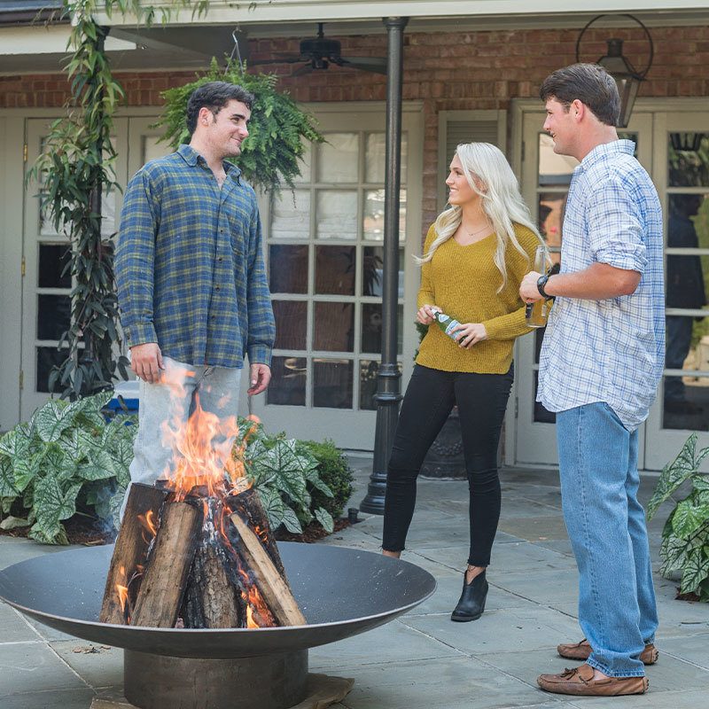 Seasons Fire Pits Concave Steel Fire Pit