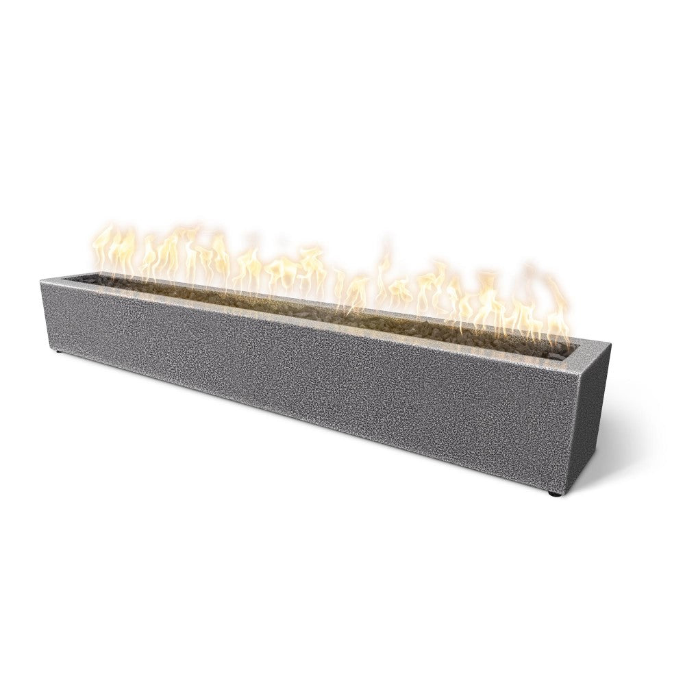 60" Eaves Powder Coated Fire Pit Silver Vein