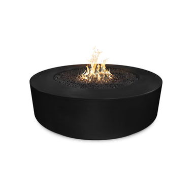 72" Florence Concrete Fire Pit Black