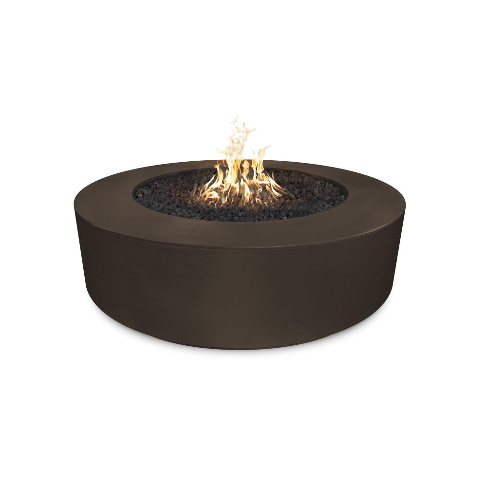 72" Florence Concrete Fire Pit  Chocolate