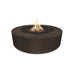 72" Florence Concrete Fire Pit  Chocolate
