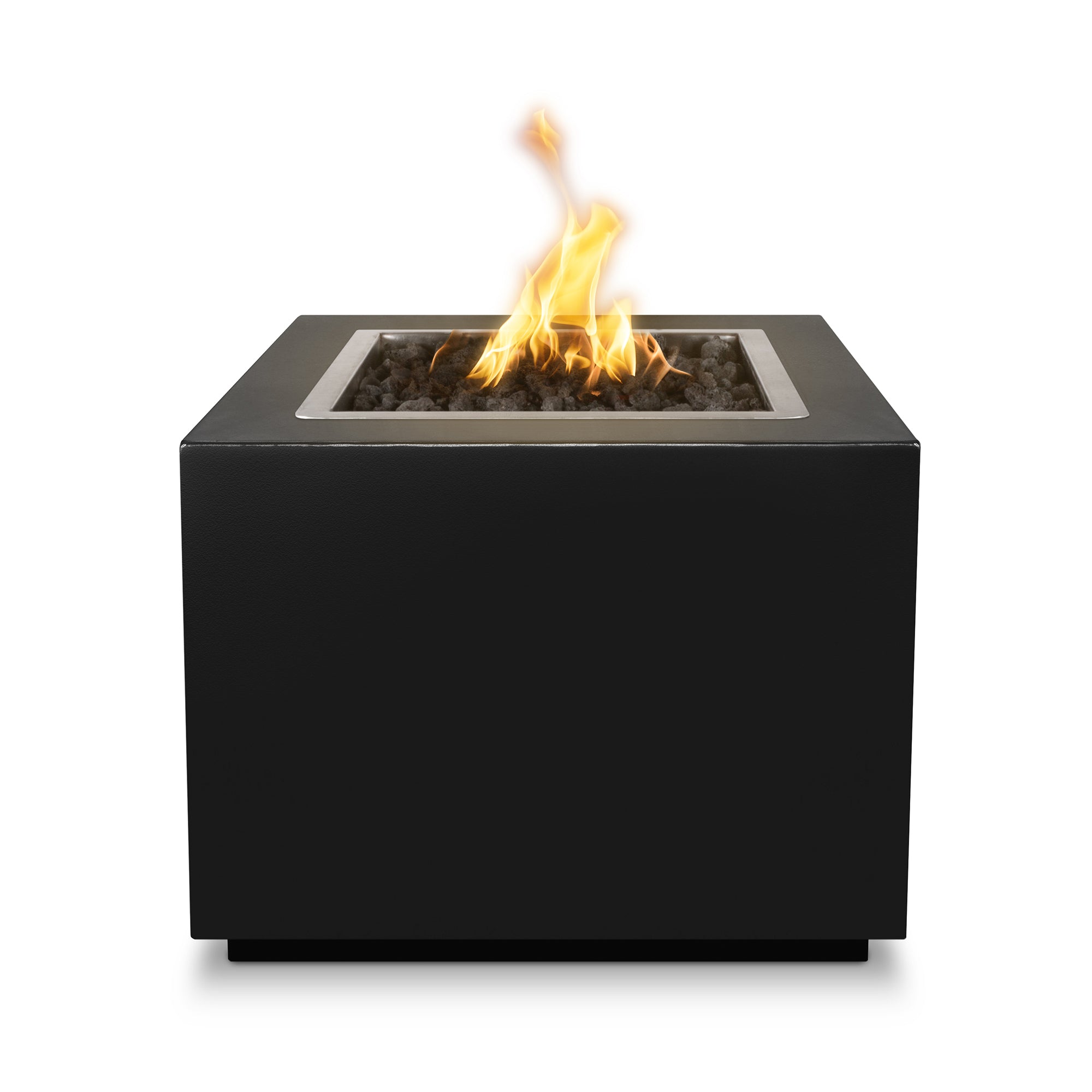 Forma Powder Coated Fire Pit Black