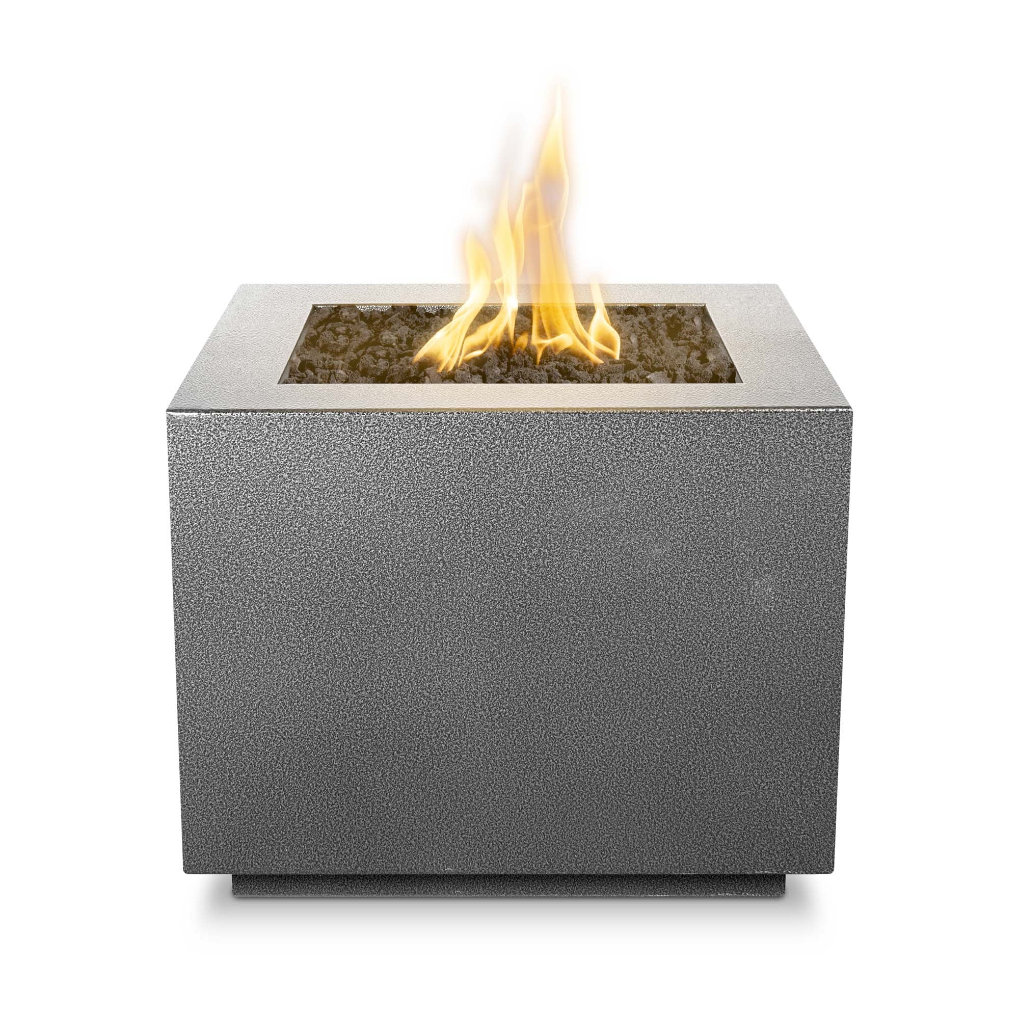 Forma Powder Coated Fire Pit Silver Vein