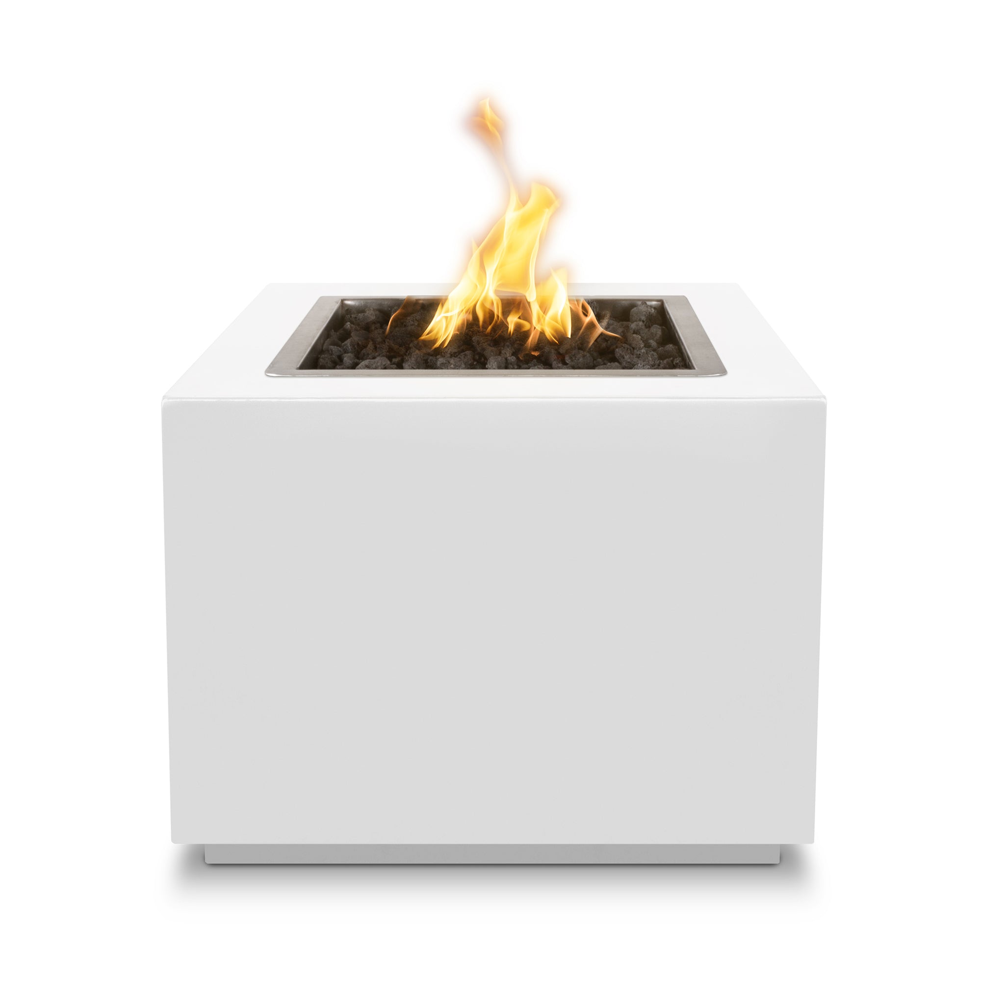 Forma Powder Coated Fire Pit White