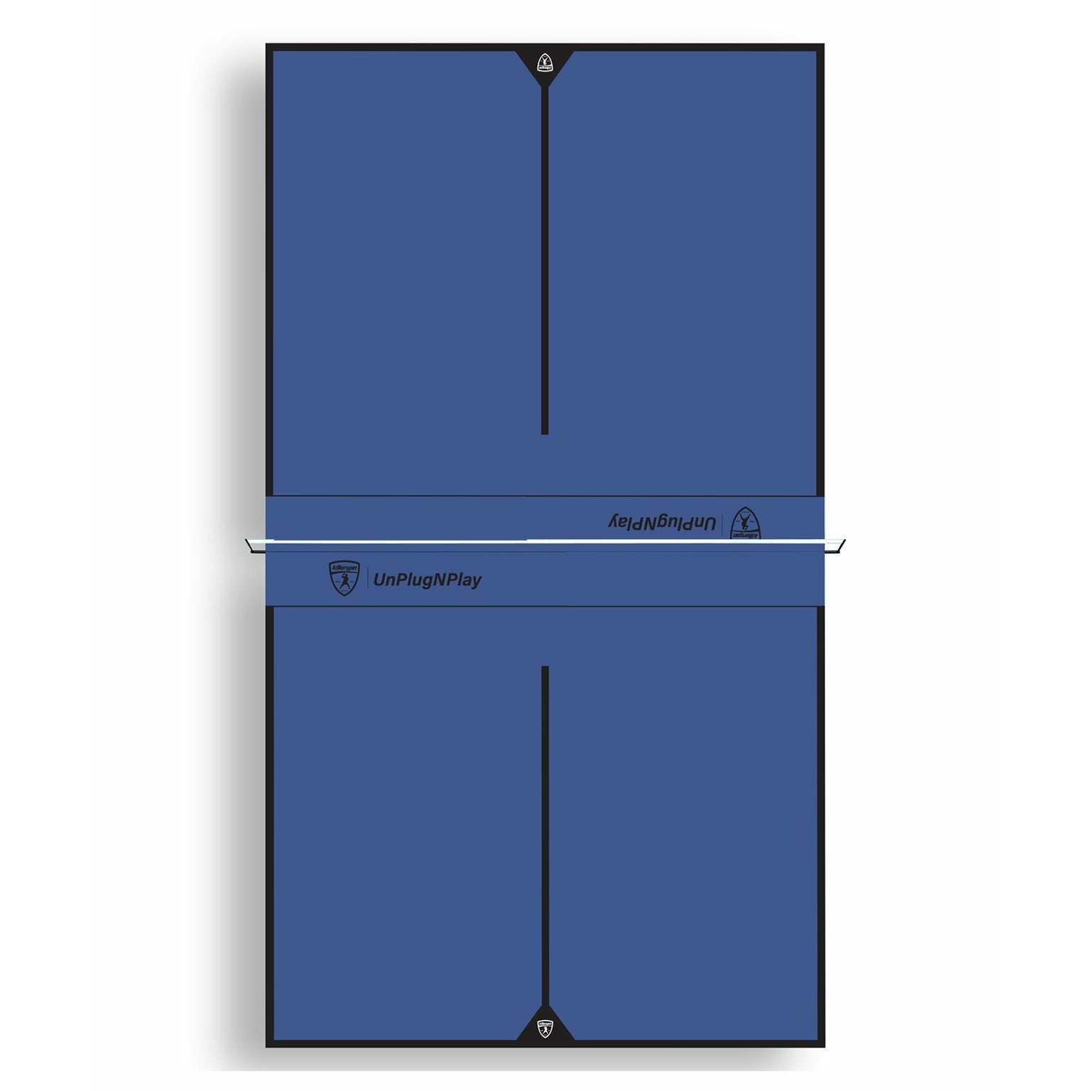 Killerspin Revolution Classic SVR-Silver Table Tennis Table Upper View