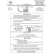 Fire Pit Art Linear 36 Fire Pit - installation instruction and warning