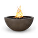 38" Luna Concrete Fire Pit Chocolate