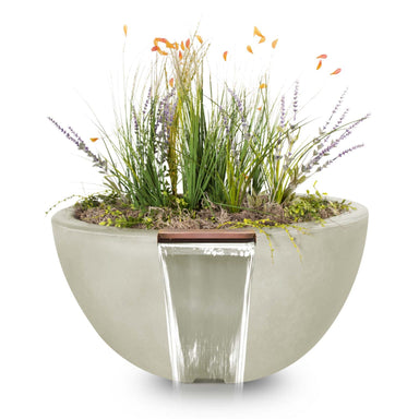 Luna Concrete Planter & Water Bowl Ash