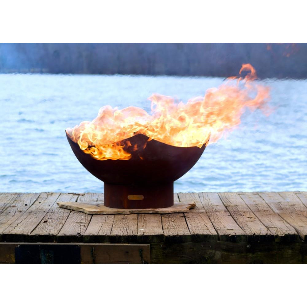 Manta Ray at the lake - with fire