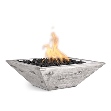 Maya Wood Grain Fire Bowl Ivory