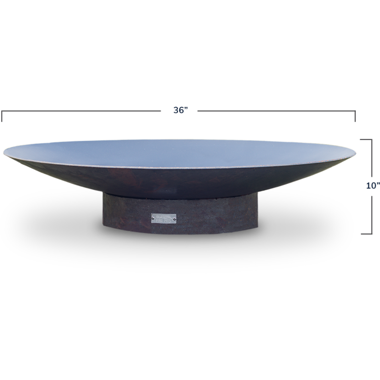 Seasons Fire Pits Concave Steel Fire Pit