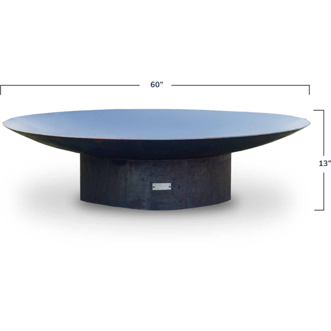 Seasons Fire Pits Concave Steel Fire Pit