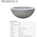 Moderno 2 Fire Bowl Features
