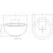 Moderno 8 Fire Bowl Diagram