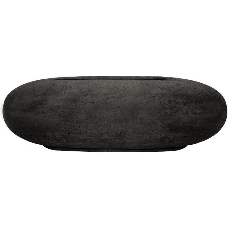 Pebble Fire Table Ebony
