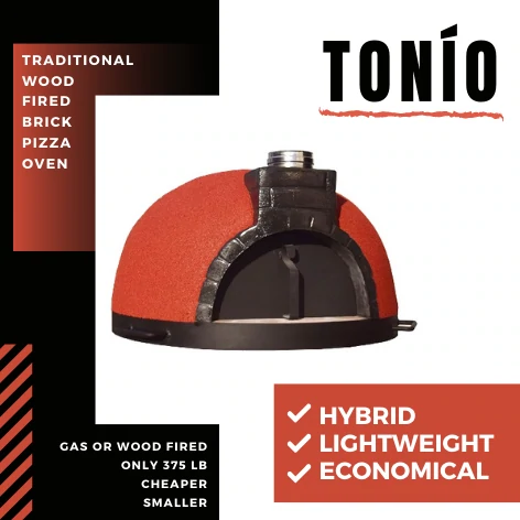 Proforno Tonío Portable Wood Fired Brick Pizza Oven