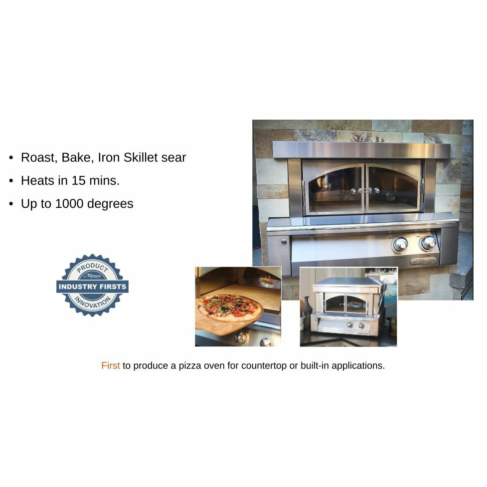 Alfresco Pizza Oven Plus Built-In Model