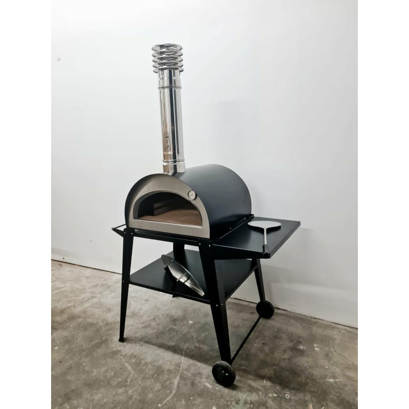 Pizzi Wood Fired Pizza Oven with Cart (Not Included) - Open