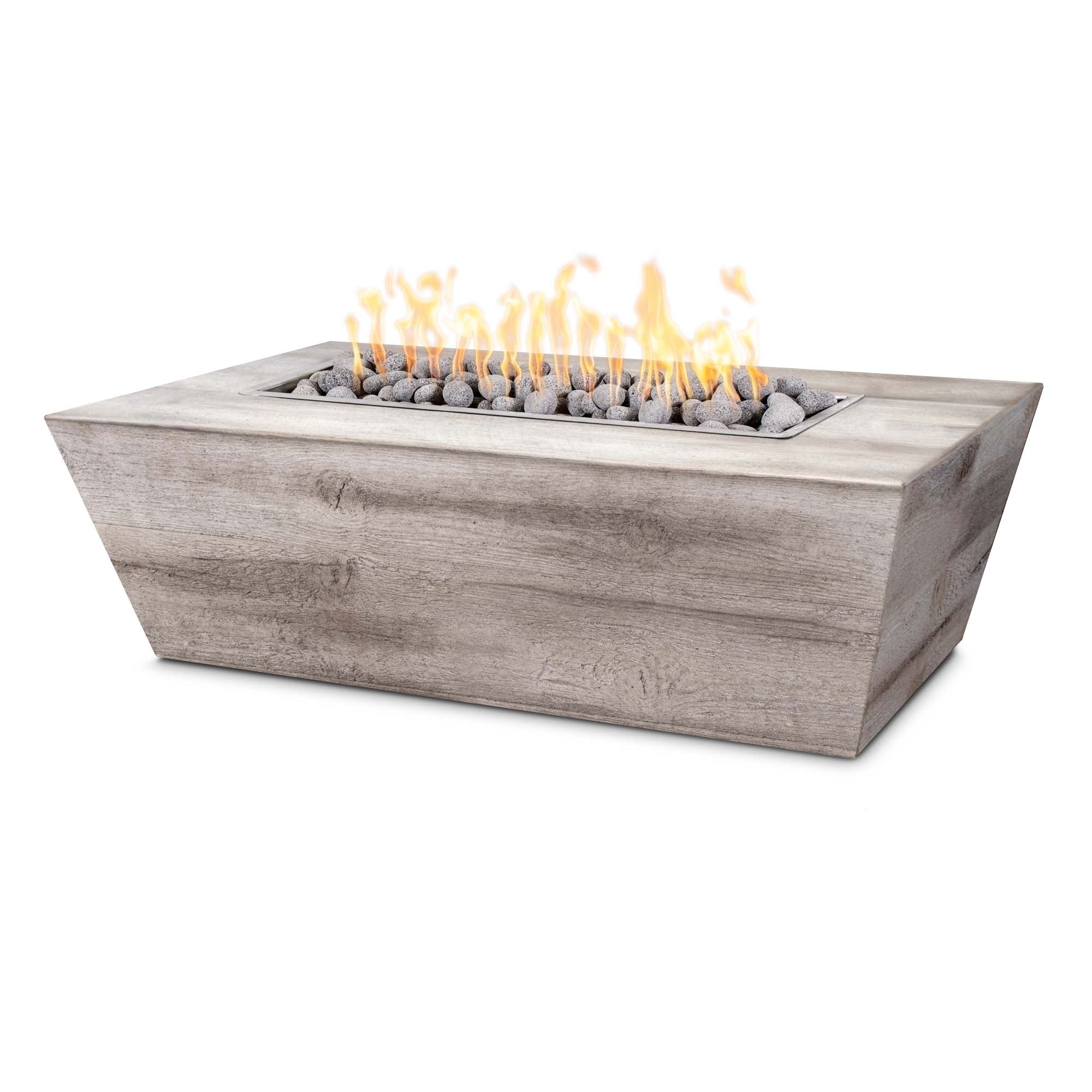 The Outdoor Plus Plymouth Wood Grain Fire Pit