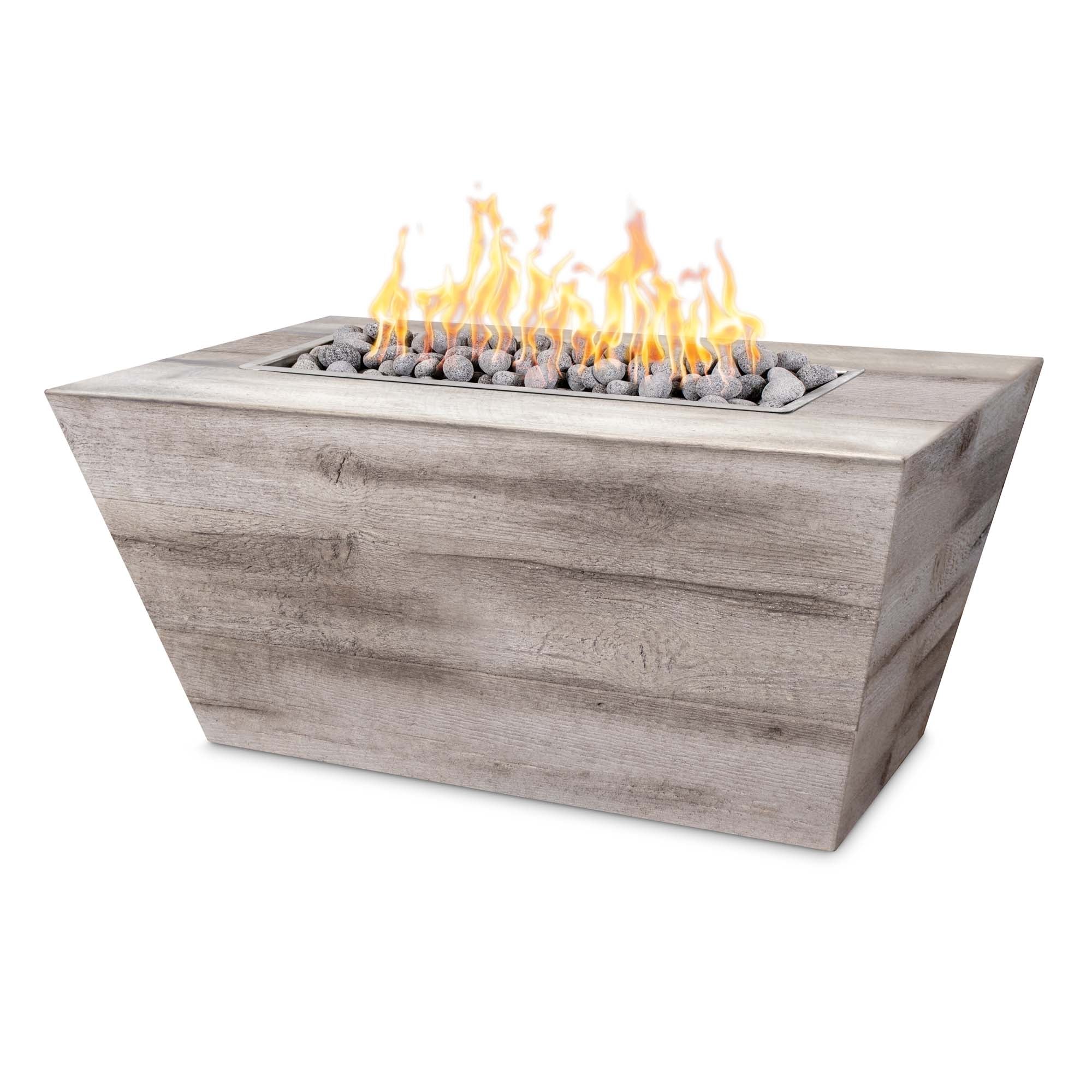 The Outdoor Plus Plymouth Wood Grain Fire Pit
