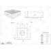  36" Quad Concrete Fire Pit Specifications