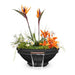 Roma Concrete Planter & Water Bowl Black