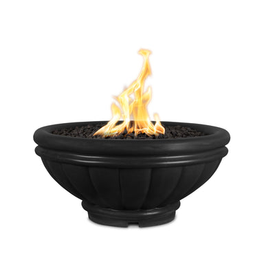 Roma Concrete Fire Bowl Black