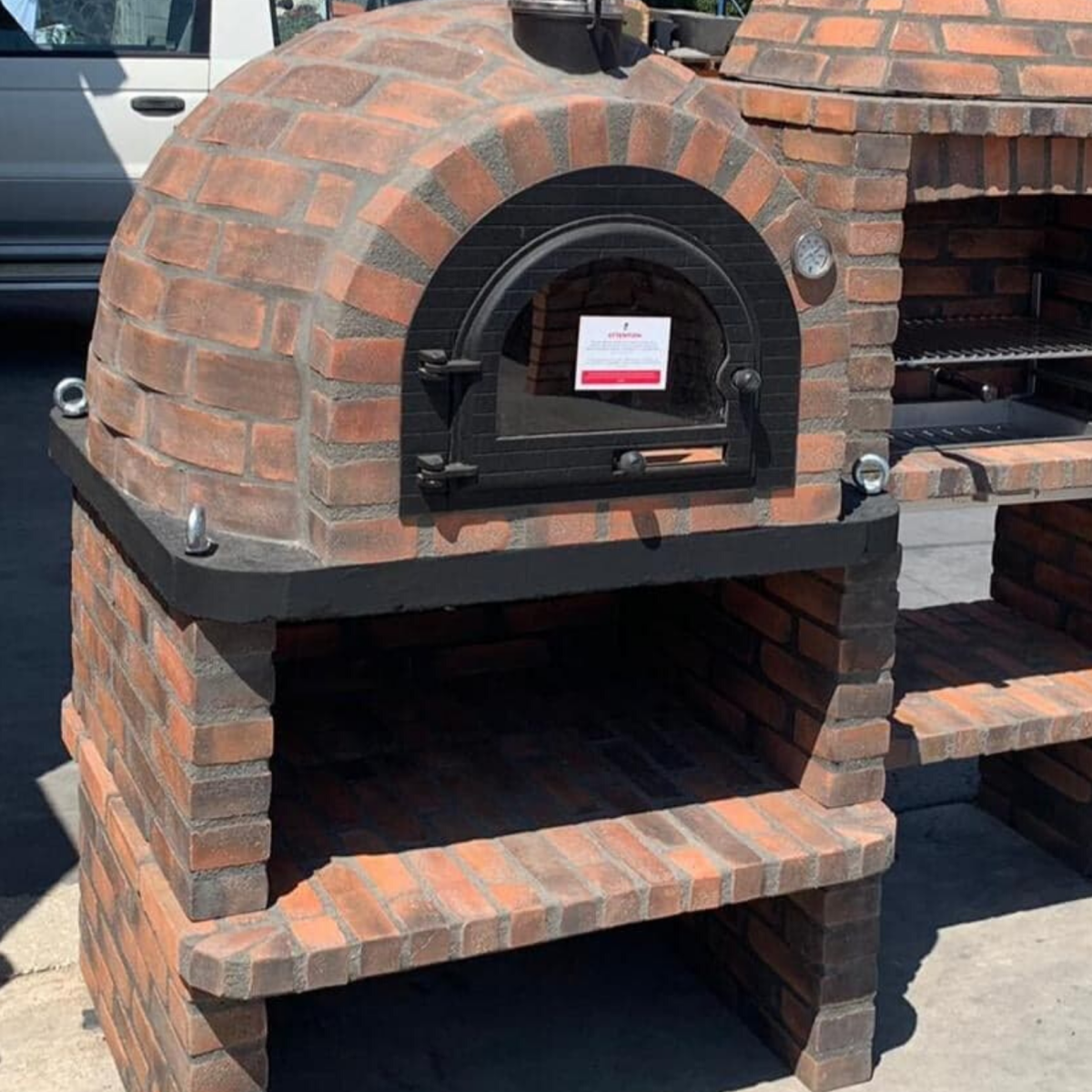 Pro Forno Rustico Red Oven Set Up