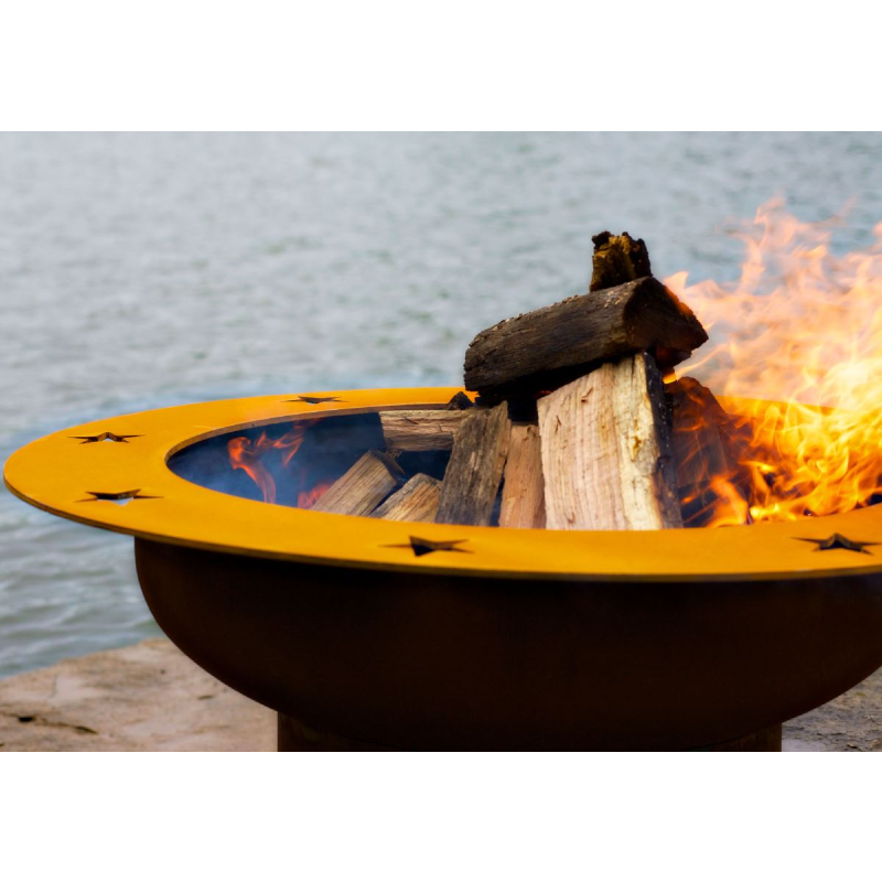Fire Pit Art Saturn Fire Pit