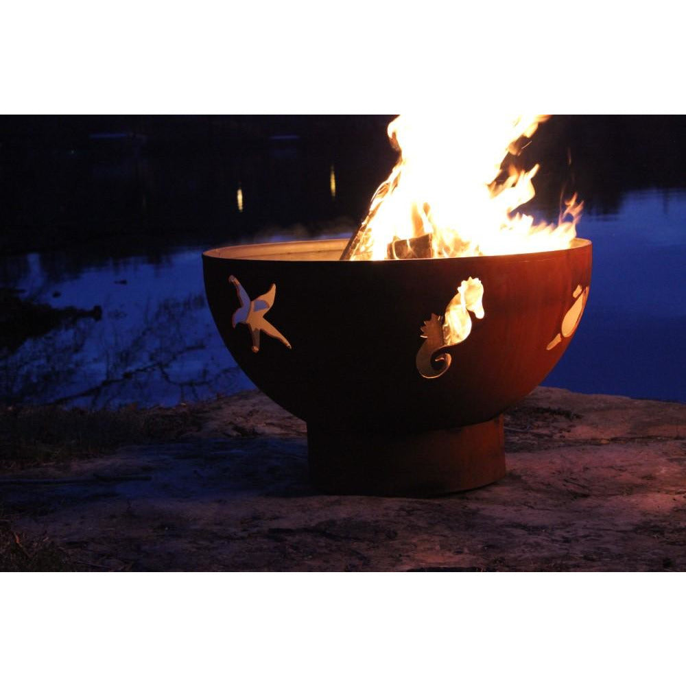 Sea Creatures at night - with fire