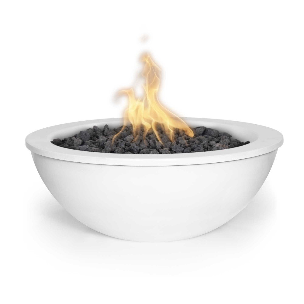 Sedona Powder Coated Fire Bowl White