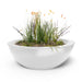 Sedona Powder Coated Steel Planter Bowl White