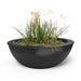 Sedona Powder Coated Steel Planter Bowl Black