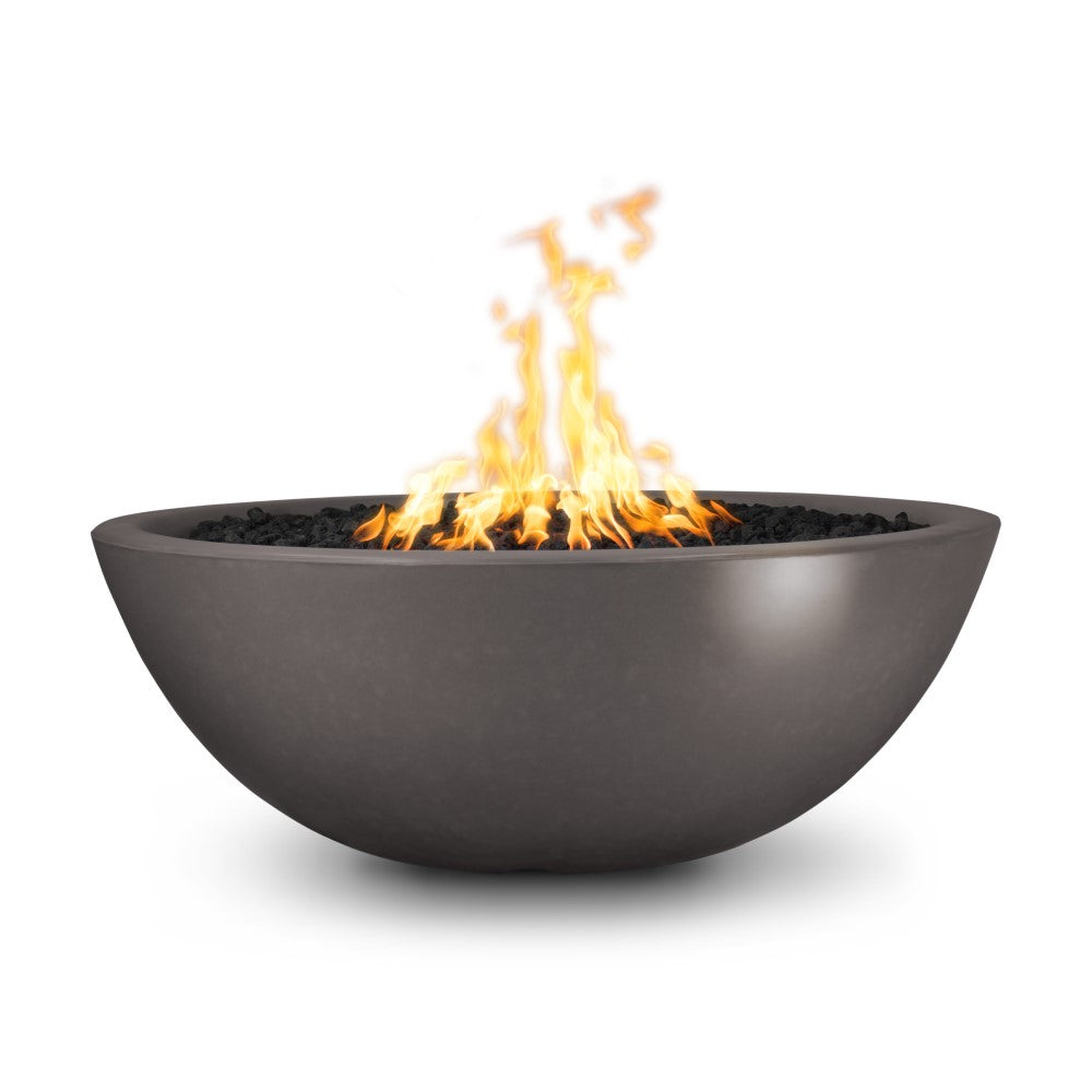 60" Sedona Narrow Ledge Concrete Fire Pit Chestnut