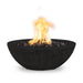 Sedona Wood Grain Fire Bowl Ebony