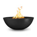 60" Sedona Narrow Ledge Concrete Fire Pit Black